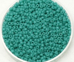 Miyuki Rocailles 11/0 Opaque Turquoise Green, 5 gram
