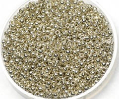 Miyuki Seed beads 11/0 Galvanized Silver, 5 gram