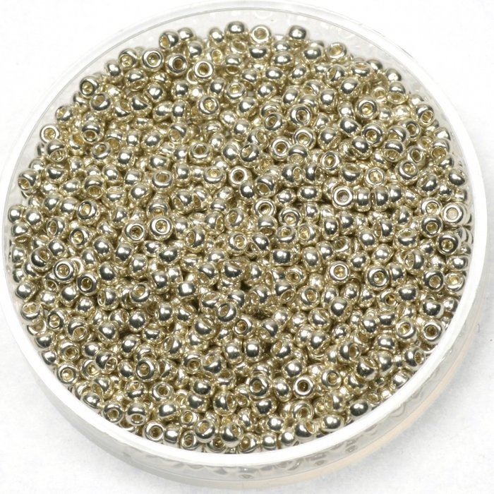 Miyuki Rocailles 11/0 Galvanized Silver, 5 gram