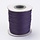 5 meter Waxed Cord 0.8mm Deep Purple