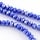 Facetkralen 8x6mm Royal Blauw Shine, 30 stuks