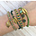 Set of Chique Bracelets in Green and Gold