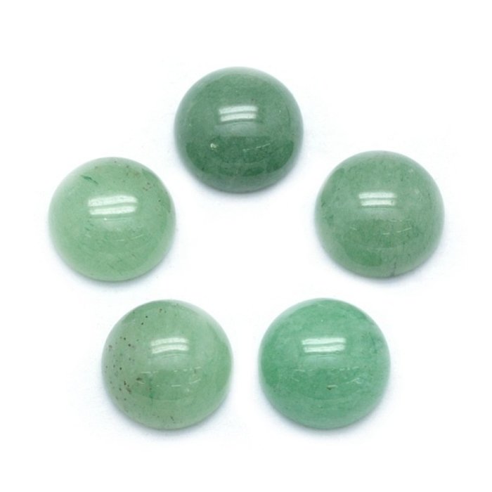 Natural Green Aventurine Gemstone Cabochon 10mm