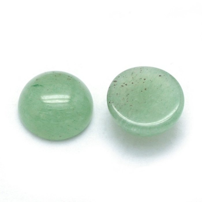 Natural Green Aventurine Gemstone Cabochon 10mm