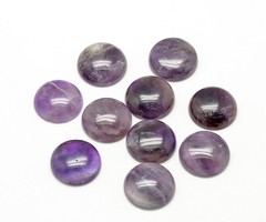 Natural Amethyst Gemstone Cabochon 20mm
