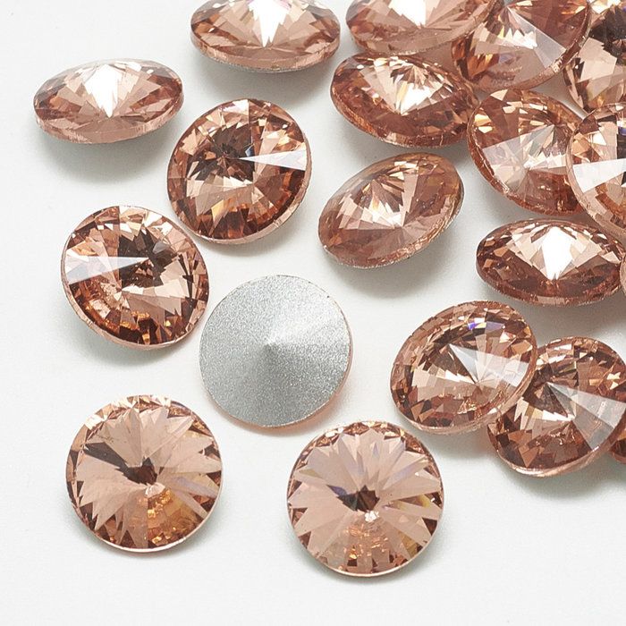 Point Stone Peach 6mm / ss29