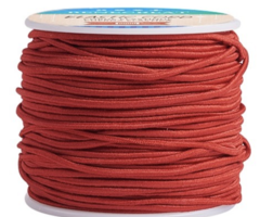 Elastic 2mm Red, 1 meter