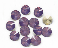 Rivoli Puntsteen 12mm Hazy Purple