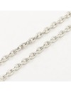 Jewelry Chain Silver 3mm Nickel Free, 1 meter