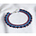 Beadwork Necklace in Blue and Orange inspi319