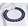 Beadwork Rijgpatroon Ketting in Blauw en Oranje inspi319