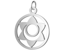 Sacraal Chakra Bedel Swadhishthana 22.5x19mm Stainless Steel