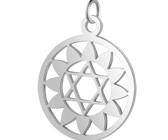 Hart Chakra Bedel Anahata 22.5x19mm Stainless Steel