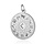 Stainless Steel Charm Constellation Silver 22.5x19.5mm