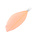 15 pieces Feather Charm Salmon Pink 3.5cm