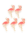 Bedel Flamingo Goud Koraal 26x14mm
