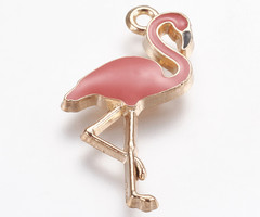Bedel Flamingo Vintage Roze 26x14mm