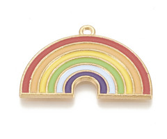 Bedel Regenboog Goud 21x32.5mm