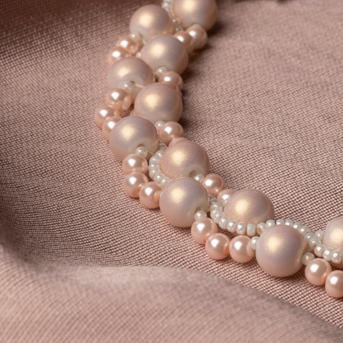 Rijgpatroon Ketting met Parels inspi330