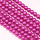 133* Top Quality Glasparels 6mm Fuchsia, streng 72 stuks