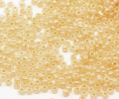 Seed Beads Beige Shine 2mm, 7 grams