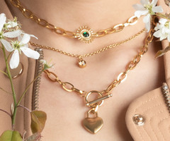 Make your own Chunky Chain Stainless Steel Necklaces