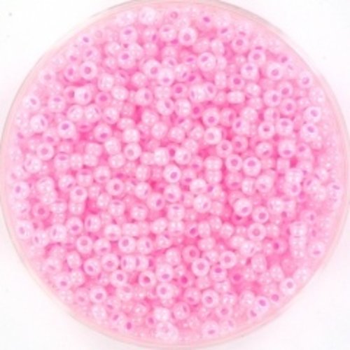 Miyuki Seed Beads 11/0 Ceylon Soft Baby Pink, 5 grams 