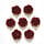 Rose Connector Golden Red 22.5x16mm