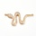 Luxury Link with Zirconia 13x26mm Snake Golden