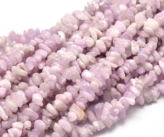 Natural Kunzite Spodumene Chips 5~14x4~10mm Streng 39cm, circa 135 stuks
