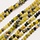 Natural Yellow Turquoise Gemstone Beads 2mm, strand 40cm, 174 pieces