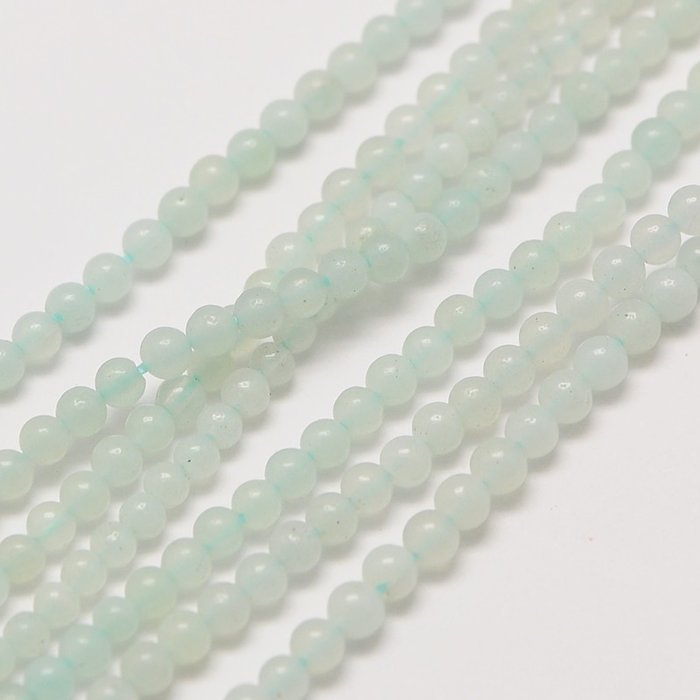 Natural Amazonite Gemstone Beads 2mm, strand 40cm, 174 pieces