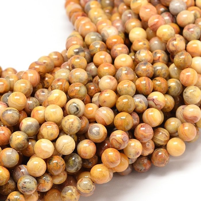 Natural Crazy Agate Gemstone Beads 4mm, strand 38cm, 80 pieces