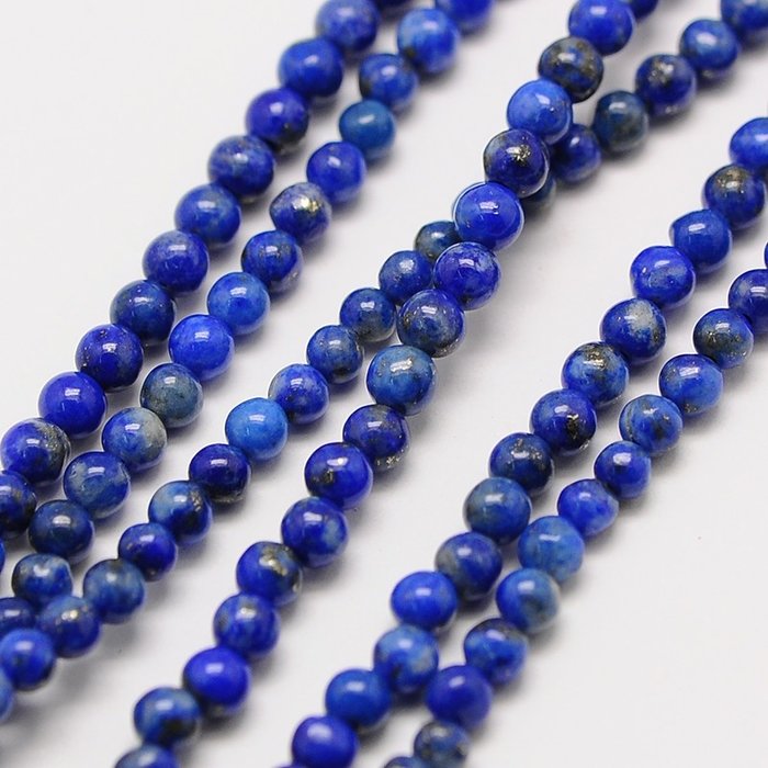 Natural Lapis Lazuli Grade AB Edelsteen Kralen 2mm, streng 40cm, 174 stuks