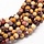 Natural Mookaite Beads 6mm, strand of 38cm, 52 pieces