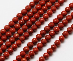 Natural  Rode Jaspis Edelsteen Kralen 2mm, streng 40cm, 174 stuks