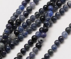 Natural  Sodaliet Edelsteen Kralen 2mm, streng 40cm, 174 stuks