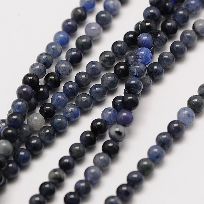 Natural  Sodalite Gemstone Beads 2mm, strand 40cm, 174 pieces