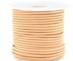 2 meter DQ Leer 2mm Camel