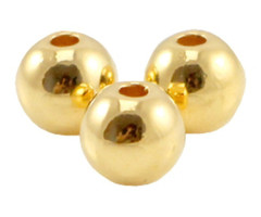 20 stuks Designer Quality Kralen 3mm Nikkelvrij Gold Plated