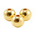 20 stuks Designer Quality Rond Kralen 3mm Nikkelvrij Gold Plated
