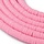 Katsuki Fimo Klei Disc Kralen 6mm Candy Roze, streng 350 stuks