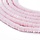 Katsuki Fimo Clay Disc Beads 6mm Light Pink, strand 350 pieces