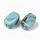 Gemstone Look Acryl Kralen Kubus Turquoise 13x7.5mm, 10 stuks