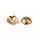 Bloem Bead Cap Gold plated 4mm, 20 stuks