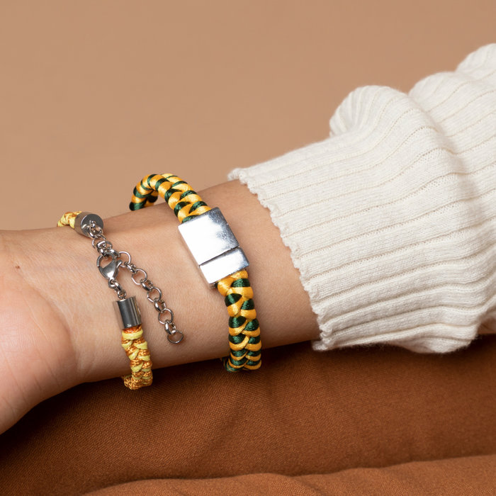 Armband Vlechten met Satijnkoord of Waxkoord Inspi355