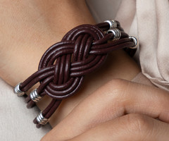 Celtic Knot Leather Bracelet DIY