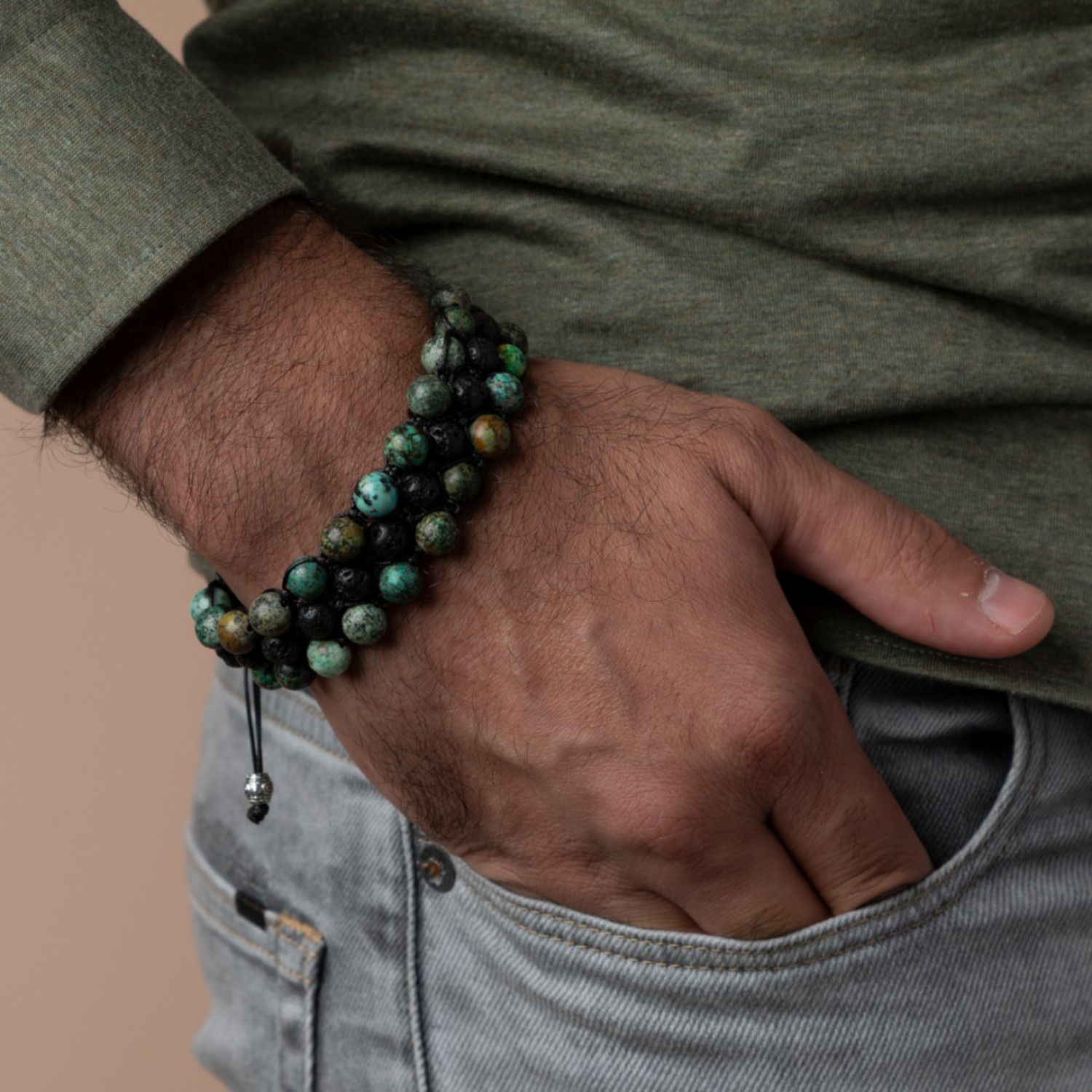 Doornen Gedetailleerd Walter Cunningham Heren Shamballa Armband Maken met Macramé Knopen - Beads & Basics