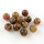Gemstone Look Acryl Beads Round Brown 8mm, 50 pieces