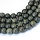 Natural Serpentine Gemstone Beads 8mm Green, strand 39cm, 40 pieces